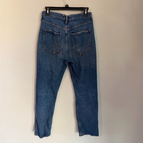 Agolde Riley High Rise Straight Crop Jeans - Picture 2 of 7